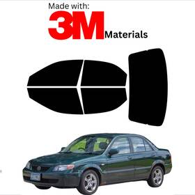 Trueline Automotive 95735121 Precut Window Tint For Mazda Prot G Sedan 95-98 Stable Ceramic Made With 3m