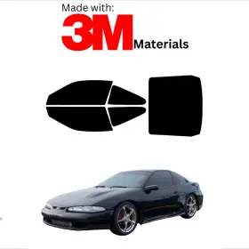 95735243 Trueline Automotive Precut Window Tint For Mitsubishi Eclipse Coupe 90-94 Ceramic Made With 3m