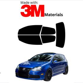 Trueline Automotive 95735408 Precut Window Tint For Volkswagen Golf2 Dr Hatch 06-09 Ceramic Made With 3m