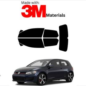 Trueline Automotive 95735410 Precut Window Tint For Volkswagen Golf 2 Dr Hatch 15 Stable Ceramic Made With 3m