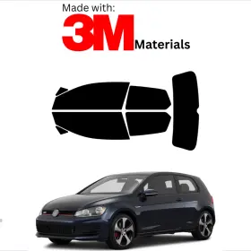95735410 Trueline Automotive Precut Window Tint For Volkswagen Golf 2 Dr Hatch 15 Stable Ceramic Made With 3m