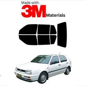 Trueline Automotive 95735413 Precut Window Tint For Volkswagen Golf 4 Dr Hatch 93-99 Ceramic Made With 3m