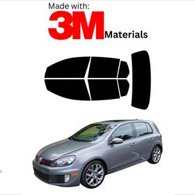 Trueline Automotive 95735429 Precut Window Tint For Volkswagen Gti 4 Dr Hatch 10-14 Ceramic Made With 3m