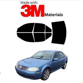 Trueline Automotive 95735442 Precut Window Tint For Volkswagen Jetta City Sedan 06-10 Ceramic Made With 3m