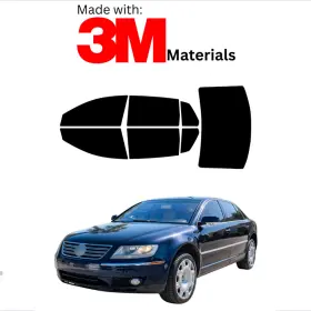 95735450 Trueline Automotive Precut Window Tint For Volkswagen Phaeton Sedan 04-07 Ceramic Made With 3m