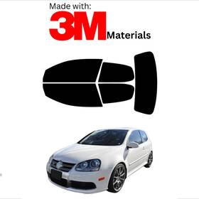 Trueline Automotive 95735453 Precut Window Tint For Volkswagen R 322 Dr Hatch 07-09 Ceramic Made With 3m