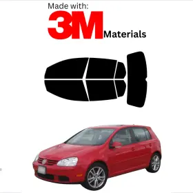 95735456 Trueline Automotive Precut Window Tint For Volkswagen Rabbit 4 Dr Hatch 07-09 Ceramic Made With 3m