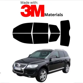 95735460 Trueline Automotive Precut Window Tint For Volkswagen Touareg Suv 04-10 Stable Ceramic Made With 3m
