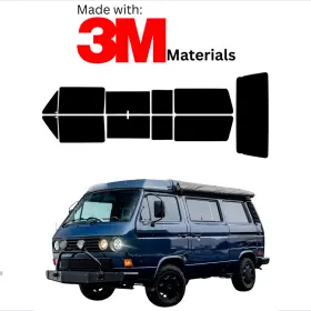 95735462 Trueline Automotive Precut Window Tint For Volkswagen Vanagon Mini Van 80-91 Ceramic Made With 3m