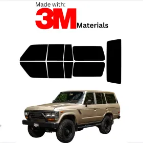 95735517 Trueline Automotive Precut Window Tint For Toyota Land Cruiser Suv 81-90 Stable Ceramic Made With 3m