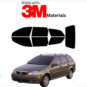 Trueline Automotive 95735575 Precut Window Tint For Suzuki Forenza Wagon 05-08 Stable Ceramic Made With 3m