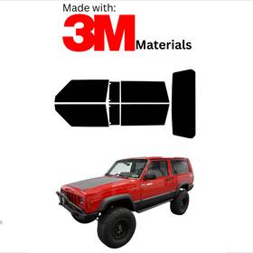 Trueline Automotive 95735694 Precut Window Tint For Jeep Cherokee 2dr 97-01 Color Stable Ceramic Made With 3m