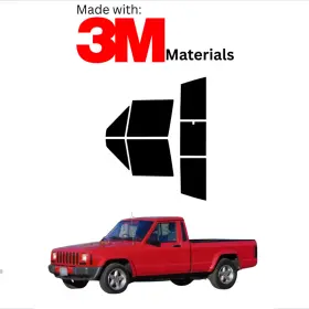 95735698 Trueline Automotive Precut Window Tint Kit For Jeep Comanche 90-92 Color Stable Ceramic Made With 3m