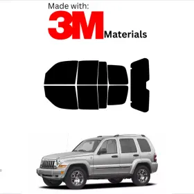 95735709 Trueline Automotive Precut Window Tint Kit For Jeep Liberty 02-07 Color Stable Ceramic Made With 3m