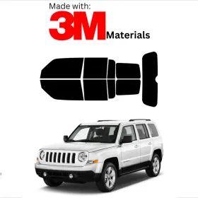 95735711 Trueline Automotive Precut Window Tint Kit For Jeep Patriot 07-17 Color Stable Ceramic Made With 3m