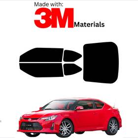 Trueline Automotive 95735781 Precut Window Tint For Scion Tc Coupe 11-16 Color Stable Ceramic Made With 3m