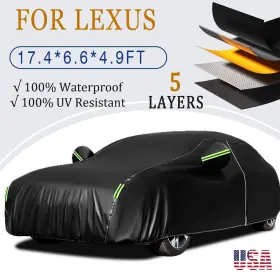 9071091bk Tsuinz Top-quality For Lexus 100% Waterproof All Weather Protection Custom Car Cover Us