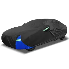 190t Uauto1 634149131822 Waterproof Car Cover With Driver Door Zipper Universal For Sedan Cars Black