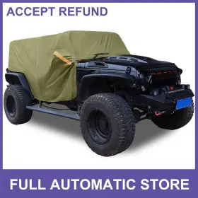 210d Uauto1 726215667950 Car Cover Cab Custom For Jeep Wrangler Jk Jl Hardtop 4 Door 07-21