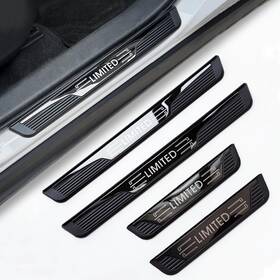 Ulusky-us 000-bxg-sport-r-kia For Kia Accessories Car Door Scuff Sill Cover Panel Step Protector Steel Trims