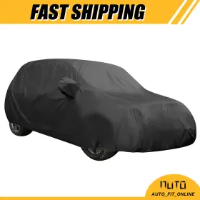 Uxcell 766549670462 One Black Waterproof Car Cover W Mirror Pocket Yl 480 185 170cm Universal