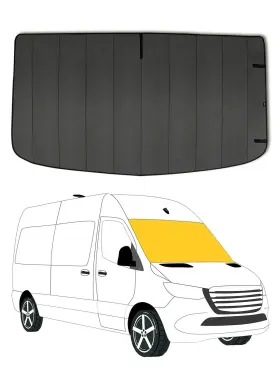 Ss311-dg-c-1 Vanncamp Upgrade Windshield Window Cover For Ram Promaster 2014-2024 Thick Insulation