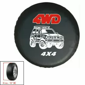 Vipjq C120-001-set Universal Spare Wheel Tire Tyre Soft Cover 4wd Size 15 Inch 16 17 For All Car
