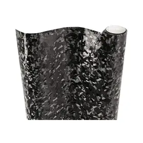 Vvivid 628856032107 Carbon Fiber Vinyl Wrap - Forged Composite 1ft X 5ft Black