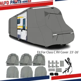 Aps3206650 Wflnhb 23ft-26ft Rv Cover Storage For Class C Motorhome Trailer Camper Anti-uv Waterproof