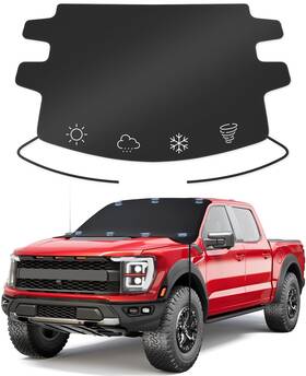 Wigoo Us-w-c-sc01 2025 Upgrade All-season Car Windshield Cover - 600d Heavy-duty Magnetic