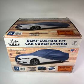 Wolf By Covercraft 1182468 Semi-custom Fit Car Cover System Denim Blue Size D Made In Usa