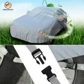 Wp1919340 Worldpicks 7 Layers New Full Car Cover Outdoor Rain Uv Waterproof Scratch 3xxl 17ft