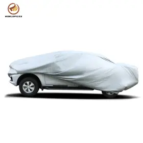 Wp2838420 Worldpicks New Universal Fit Pickup Truck Cover In&outdoor Uv Rain Protection Silver