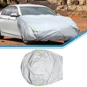 X Autohaux 655692637678 Front Half Car Cover Waterproof 214x110cm Outdoor Aluminum Film
