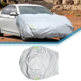 X Autohaux 655692637678 Front Half Car Cover Waterproof 214x110cm Outdoor Aluminum Film