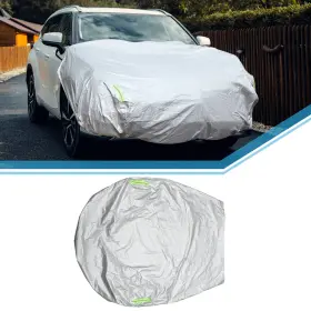 X Autohaux 655692637685 Front Half Car Cover Waterproof 170x180cm Outdoor Aluminum Film