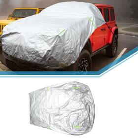 X Autohaux 655692637746 Front Half Car Cover Waterproof 310x250cm Outdoor Aluminum Film
