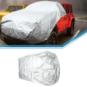 X Autohaux 655692637746 Front Half Car Cover Waterproof 310x250cm Outdoor Aluminum Film
