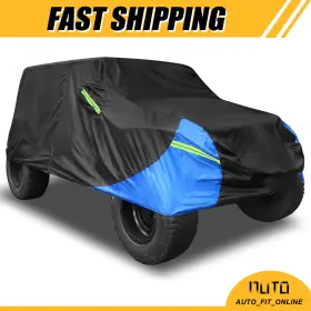 X Autohaux 703820614135 Suv Car Cover One Custom For Jeep Wrangler Jk Jl 2 Door 07-21 Uv Waterproof