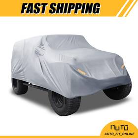 X Autohaux 703820789697 Suv Car Cover One Custom For Jeep Wrangler Jk Jl 2 Door 07-21 Waterproof Protect
