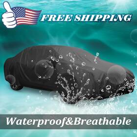 X Autohaux 712662993100 Stormproof Waterproof Breathable Black Suv Car Cover For Honda Accord 1976-2014