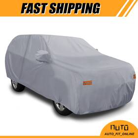 X Autohaux 718844884464 Suv Car Cover One Custom For Chevrolet Tahoe 4 Door Sun Protection 190t Pu Gray