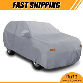 190t X Autohaux 718844884464 Suv Car Cover One Custom For Chevrolet Tahoe 4 Door Sun Protection Pu Gray