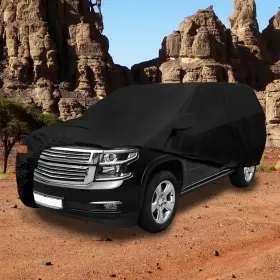 210d X Autohaux 723115788990 Suv Car Cover For Chevrolet Tahoe 4 Door 2021 Outdoor Rain Sun