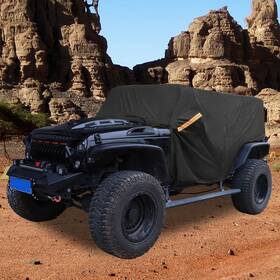 X Autohaux 723115789119 420d Cab Car Cover For Jeep Wrangler Jk Jl 2 Door 07-21 Outdoor Rain Sun