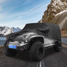 X Autohaux 723115789232 210d Snow Protection Suv Car Cover For Jeep Wrangler Jk Jl 4 Door 07-21