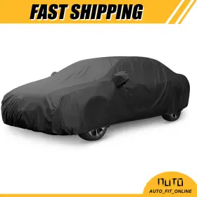 3xxl X Autohaux 731618736110 One Black Breathable Waterproof Car Cover W Mirror Pocket 530 Universal