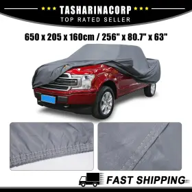 X Autohaux 743151640342 Pickup Truck Cover For Ford F350 Extended Cab 08-21 Waterproof Piece Of 1