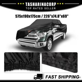 X Autohaux 743151640366 Pickup Truck Cover For Toyota Tacoma Crew Cab 4-door 2005-2021 Piece Of 1