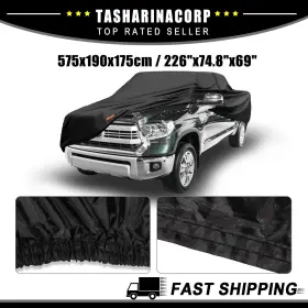 X Autohaux 743151640366 Pickup Truck Cover For Toyota Tacoma Crew Cab 4-door 2005-2021 Piece Of 1